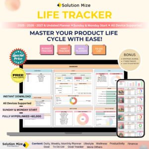 LIFE TRACKER – YOUR COMPLETE TRANSFORMATION KIT